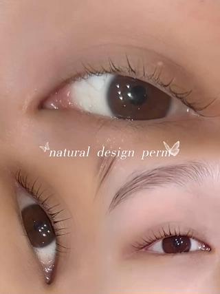 根本からあげてもナチュラルにみえるデザイン
ナチュラルな形もお任せください 