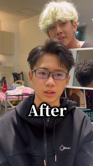 ショート パーマ ヘアアレンジ メンズ 久米 春輝のヘアスタイル