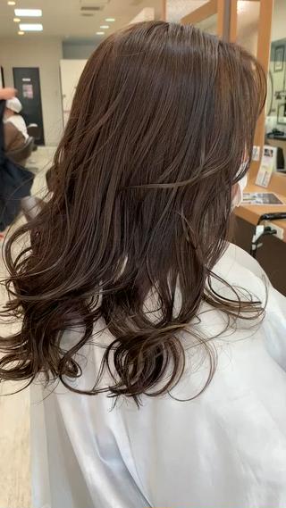 ロング カラー Lien 深井店のヘアスタイル