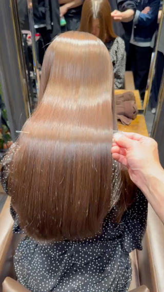 カラー MINX ginza所属・矢津田 侑のヘアスタイル