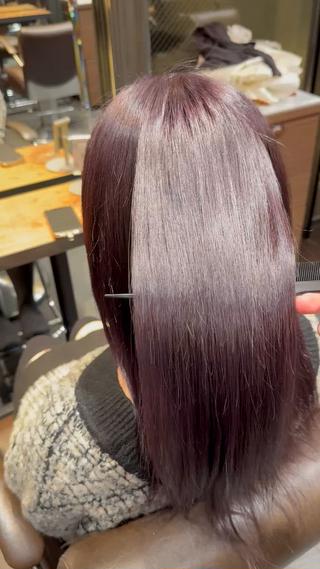 カラー MINX ginza所属・矢津田 侑のヘアスタイル