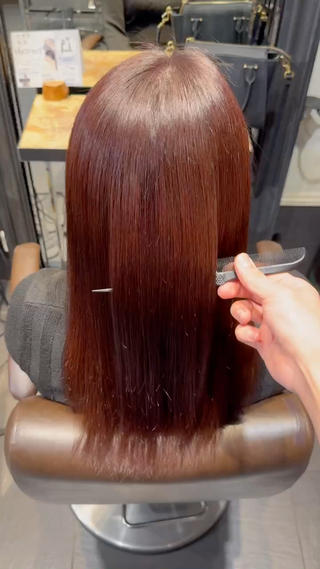 カラー MINX ginza所属・矢津田 侑のヘアスタイル