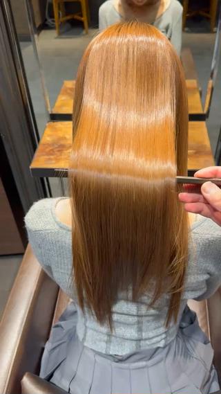 ロング MINX ginza所属・矢津田 侑のヘアスタイル