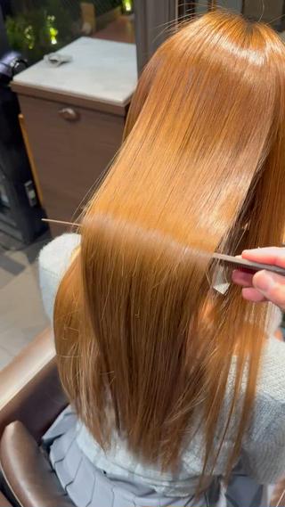 ロング MINX ginza所属・矢津田 侑のヘアスタイル