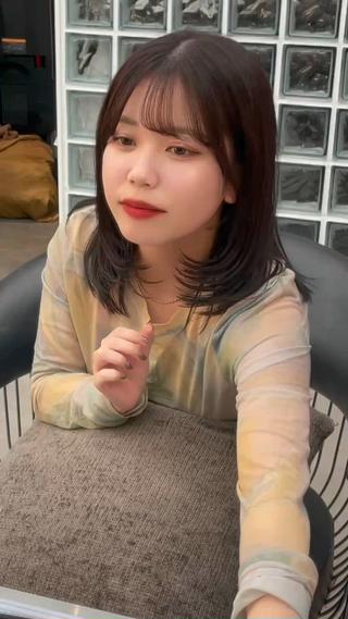 ミディアム Misaki /ボブ/縮毛矯正のヘアスタイル