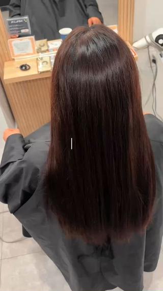 《《艶サラ髪降臨》》
ドライヤーで乾かすだけで艶サラ！！
ドライ時間も普段より短縮出来ます♪♪
 