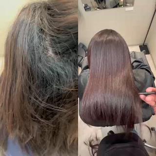 乾かしただけです。室内照明のみ。

４０代のお客様です。
半年〜一年にご来店の方
癖が強い方もこの通り艶々になりました。


30代から髪の毛はだんだん弱くなっていきます。
出る症状
パサパサになりやすくなった。
艶が少なくなった
毛先がまとまりづらく、引っかかり始めた。
うねり始めた。
癖が強くなった。
前髪が割れ始めた。
トリートメントの効きが悪い。

この上記に当てはまる方は
美髪矯正で艶々、サラサラな美髪に変われる可能性があります。一度お悩みお聞かせください。

今なら新規のみ限定で割引価格で提供しています

是非ご予約お待ちしています。 