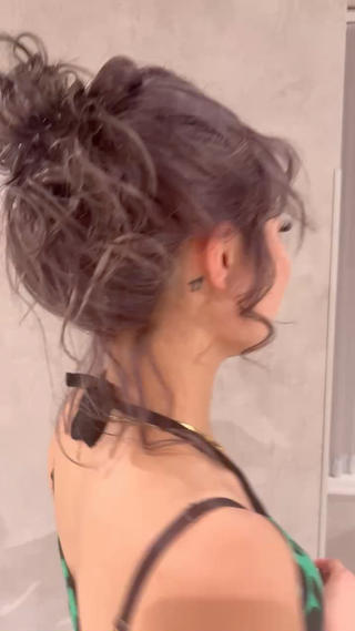 ロング ヘアアレンジ 透明感カラー/海外風 レイヤー/mao🗽のヘアスタイル