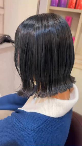 ミディアム カラー beaute錦糸町 🦖⋆͛yuka💚のヘアスタイル