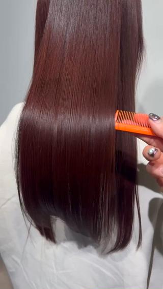 ロング カラー beaute錦糸町 🦖⋆͛yuka💚のヘアスタイル