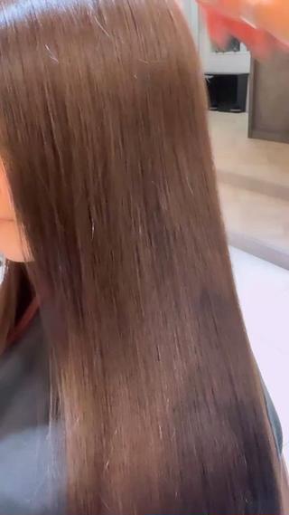 ロング カラー beaute錦糸町 🦖⋆͛yuka💚のヘアスタイル