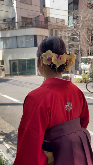 ミディアム ヘアアレンジ NOUN所属・eri kinjoのヘアスタイル