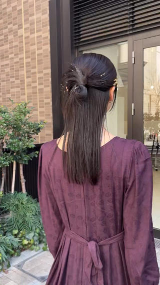 ロング ヘアアレンジ NOUN所属・eri kinjoのヘアスタイル