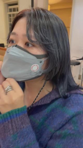 ミディアム カラー NOUN所属・eri kinjoのヘアスタイル