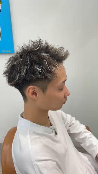ショート パーマ メンズ 中島 耀一朗のヘアスタイル