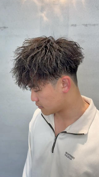 パーマ メンズ 中島 耀一朗のヘアスタイル