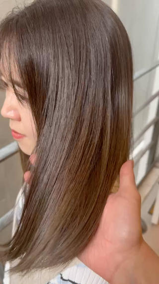 ミディアム カラー パーマ ヘアアレンジ VIVIE【ヴィヴィ】所属・髪質改善/韓国風 レイヤー/田村祐樹のヘアスタイル