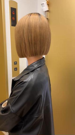 莉乃/縮毛矯正/髪質 改善/艶カラーのヘアスタイル