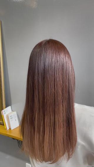 セミロング 渡辺俊介 暗髪カラー /美髪矯正/髪質改善のヘアスタイル