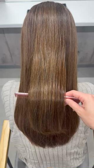 ロング 髪質改善ageless所属・ageless/ marina髪質改善のヘアスタイル