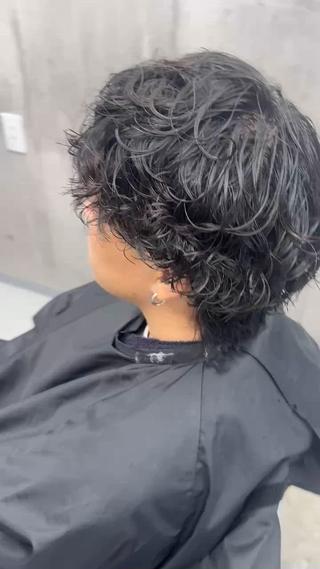 パーマ メンズ 髪質改善ageless所属・ageless/ marina髪質改善のヘアスタイル