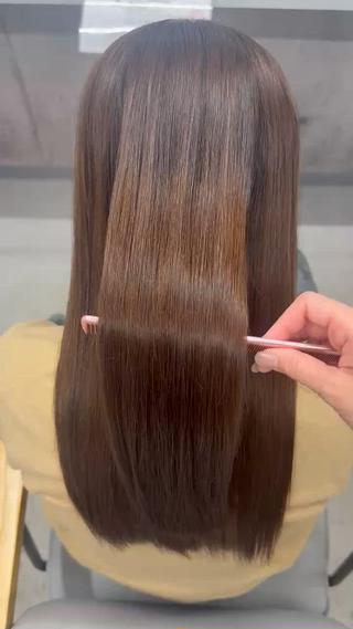 ロング 髪質改善ageless所属・ageless/ marina髪質改善のヘアスタイル