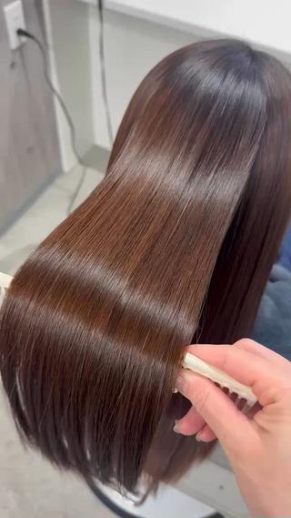 ロング 髪質改善ageless所属・ageless/ marina髪質改善のヘアスタイル