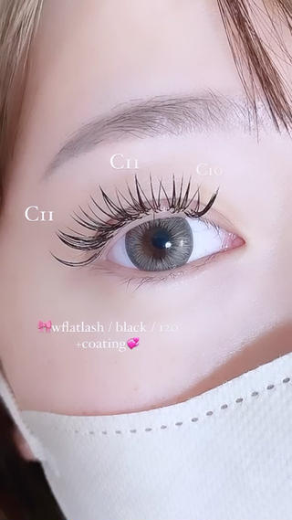 マツエク・マツパ 呉市emmu_eye ayakaのマツエク・マツパデザイン