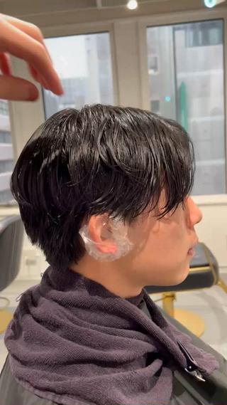 before
残ったシャドウパーマパーマを伸ばしながらニュアンスパーマをかけました。 