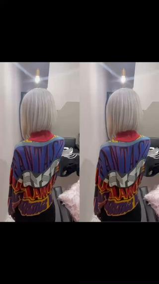 ミディアム Y Uのヘアスタイル