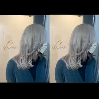 ミディアム Y Uのヘアスタイル