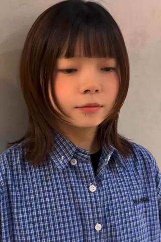 ミディアム 韓国ヘア/ハイ トーンカラー/きらのヘアスタイル