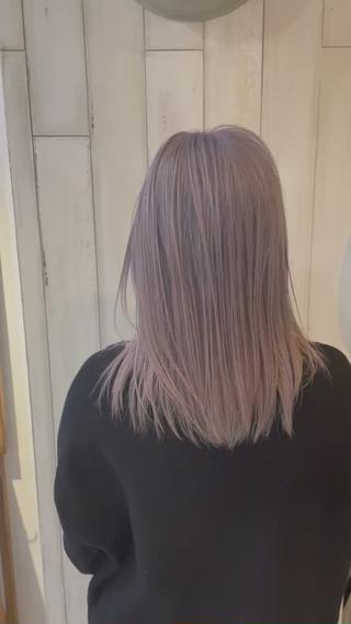 ミディアム カラー ALLEN hair 京橋店のヘアスタイル