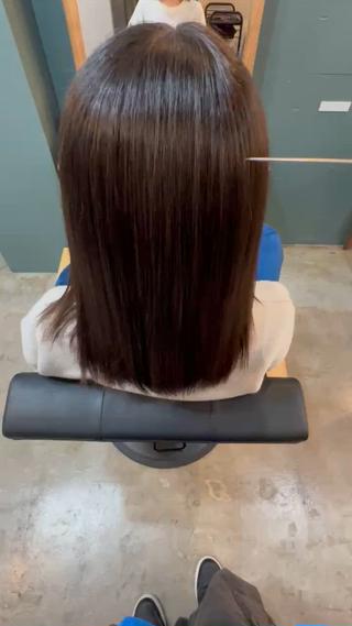 ミディアム 青物横丁/大井町/ 髪質改善/鈴木直行のヘアスタイル