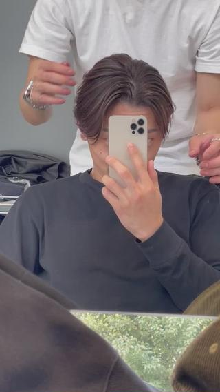 #ハイライトカラー#メンズカラー#バレイヤージュ#シャドールーツ 