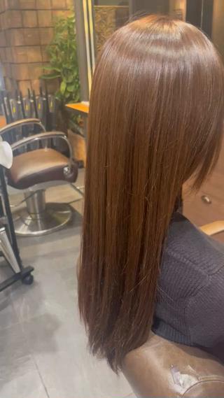 ロング MINX/小玉拓実/ 縮毛矯正/パーマのヘアスタイル