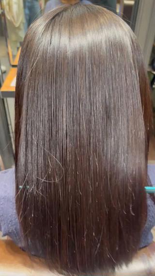 セミロング MINX/小玉拓実/ 縮毛矯正/パーマのヘアスタイル