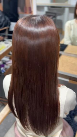 髪質改善の仕上がり 