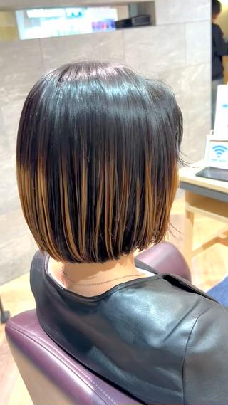 ショート カラー 加藤 千穂のヘアスタイル