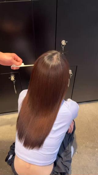 ダメージレスな仕上がりで艶々。