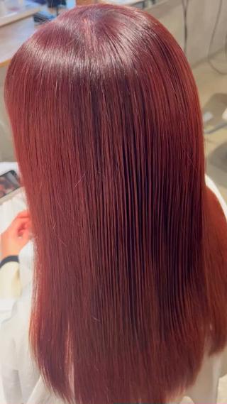 チェリーレット＋髪質改善カラー
 