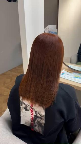 ロング カラー Ayaka 福岡美容師のヘアスタイル