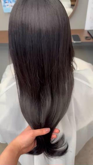 ロング カラー Ayaka 福岡美容師のヘアスタイル