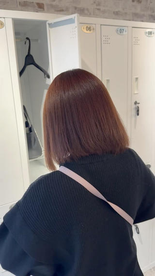 ミディアム カラー Ayaka 福岡美容師のヘアスタイル