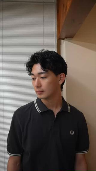 ショート カラー パーマ メンズ 🔗メンズサロン🔗 Kieのヘアスタイル