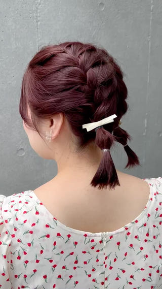 ミディアム カラー ᴋᴀɴᴀ 🎀のヘアスタイル