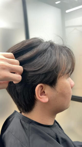 パーマ メンズ DXシェアサロン渋谷所属・ラフなパーマ 石川雄麻のヘアスタイル