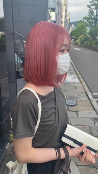 ミディアム 山浦司颯‪/ カラー/レイヤーのヘアスタイル