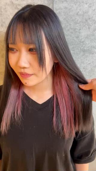 ロング ️💜akari💜 ハイトーン/レイヤーのヘアスタイル