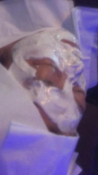 フェイシャル
パックはオプション　水分たっぷり保湿されます。プルプルお肌になりました 